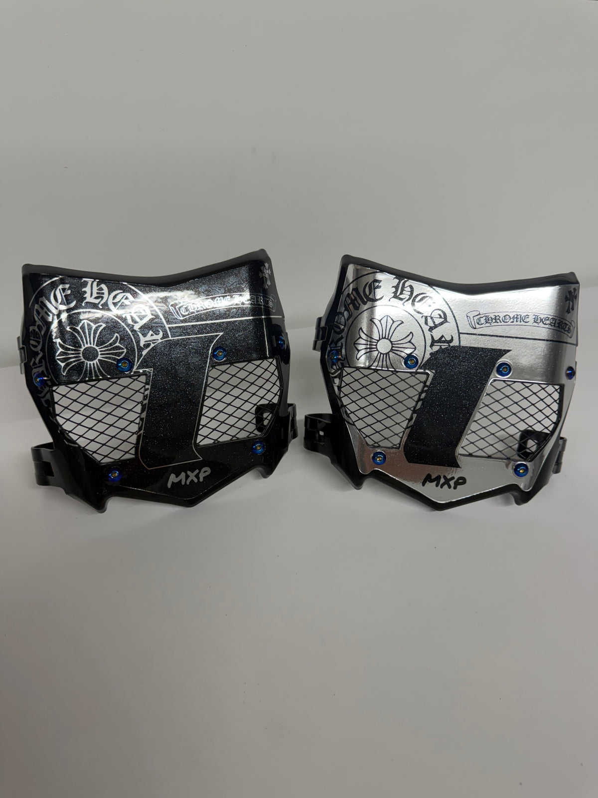 *Crome Hearts* Real Titanium Motocutz Vented Plate